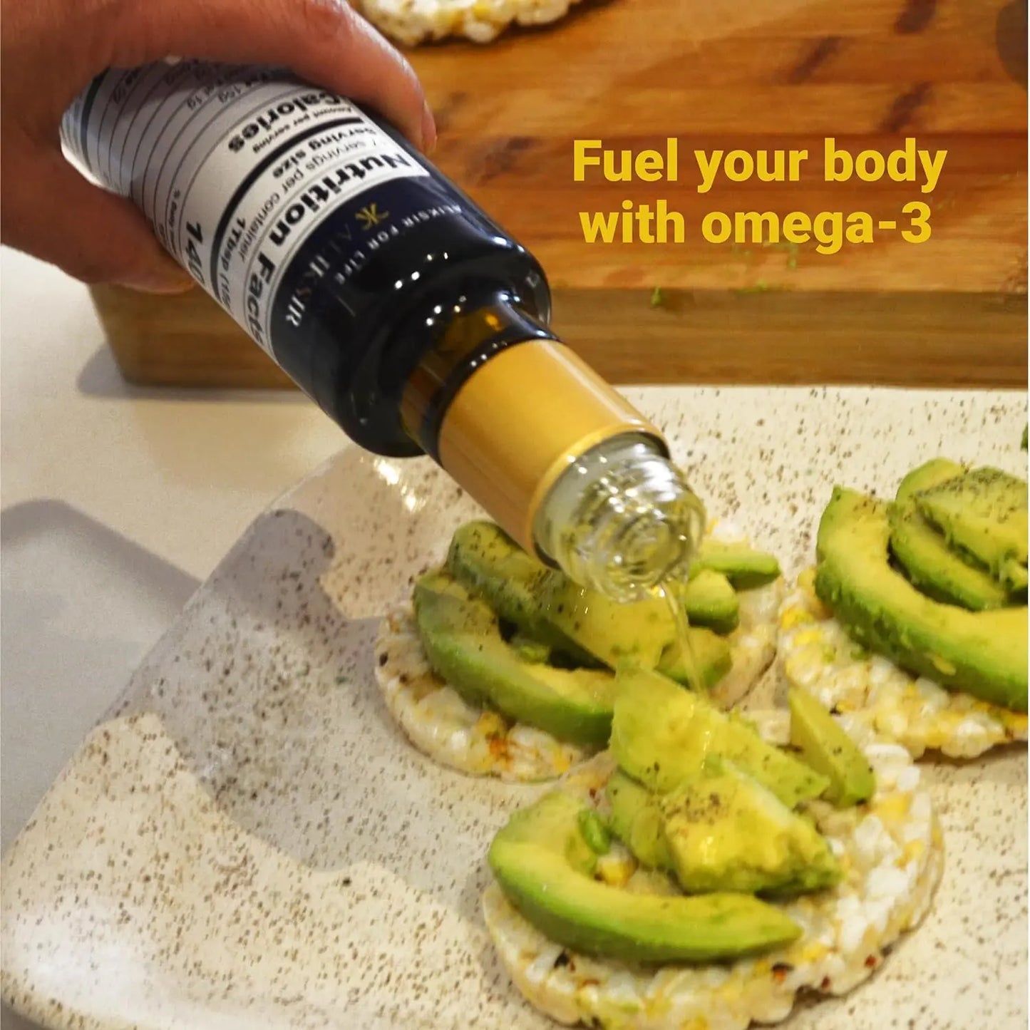 Organic Sacha Inchi Oil - Cold Pressed, 100% Natural with Omega-3 48%, Omega-6 35%, and Omega-9 Aliksir