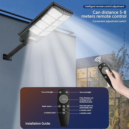 Solar Lights Outdoor Led.  Watherpro Remote  - Luz Solar Exterior  Patio Yarda Garden