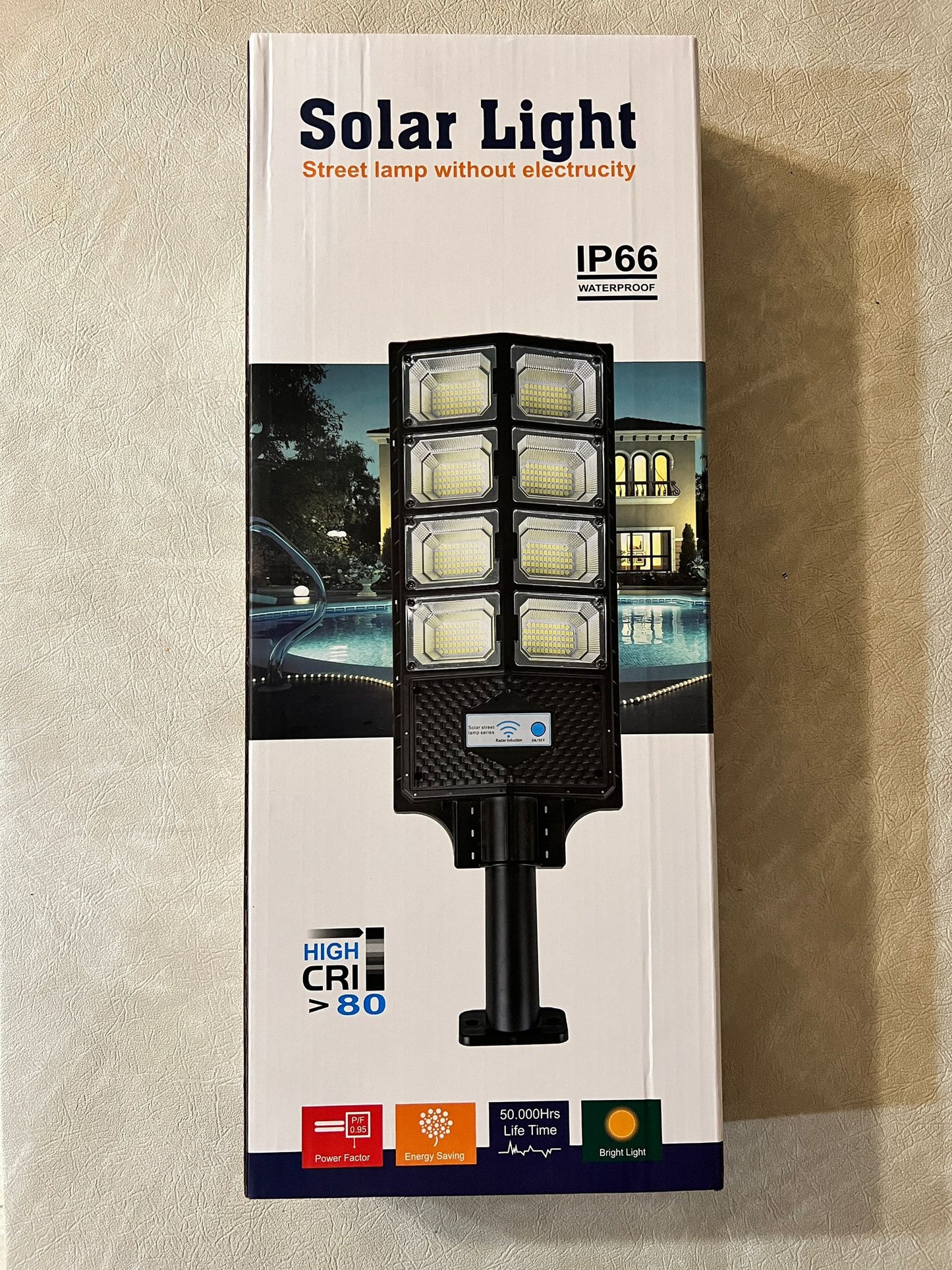 Solar Lights Outdoor Led.  Watherpro Remote  - Luz Solar Exterior  Patio Yarda Garden